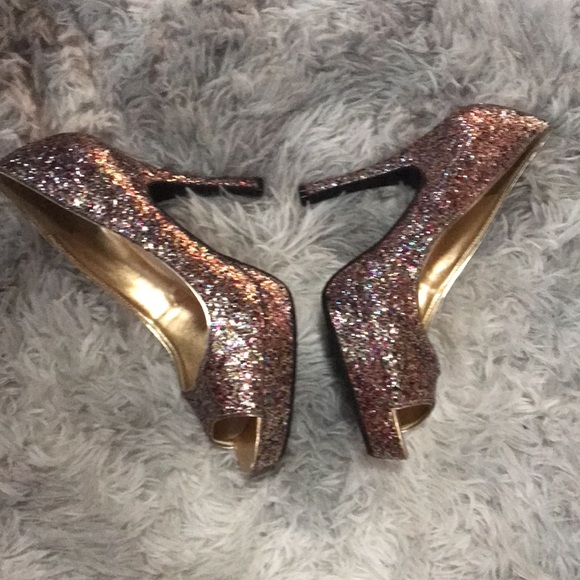 Candie’s multi sparkling high heel shoes 8.5 M - Picture 9 of 13